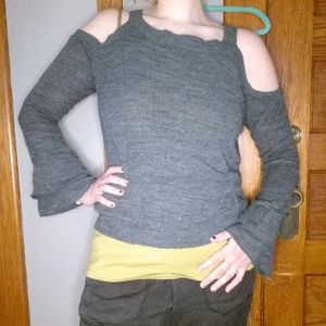 Maurices Cold Shoulder Light Sweater - L